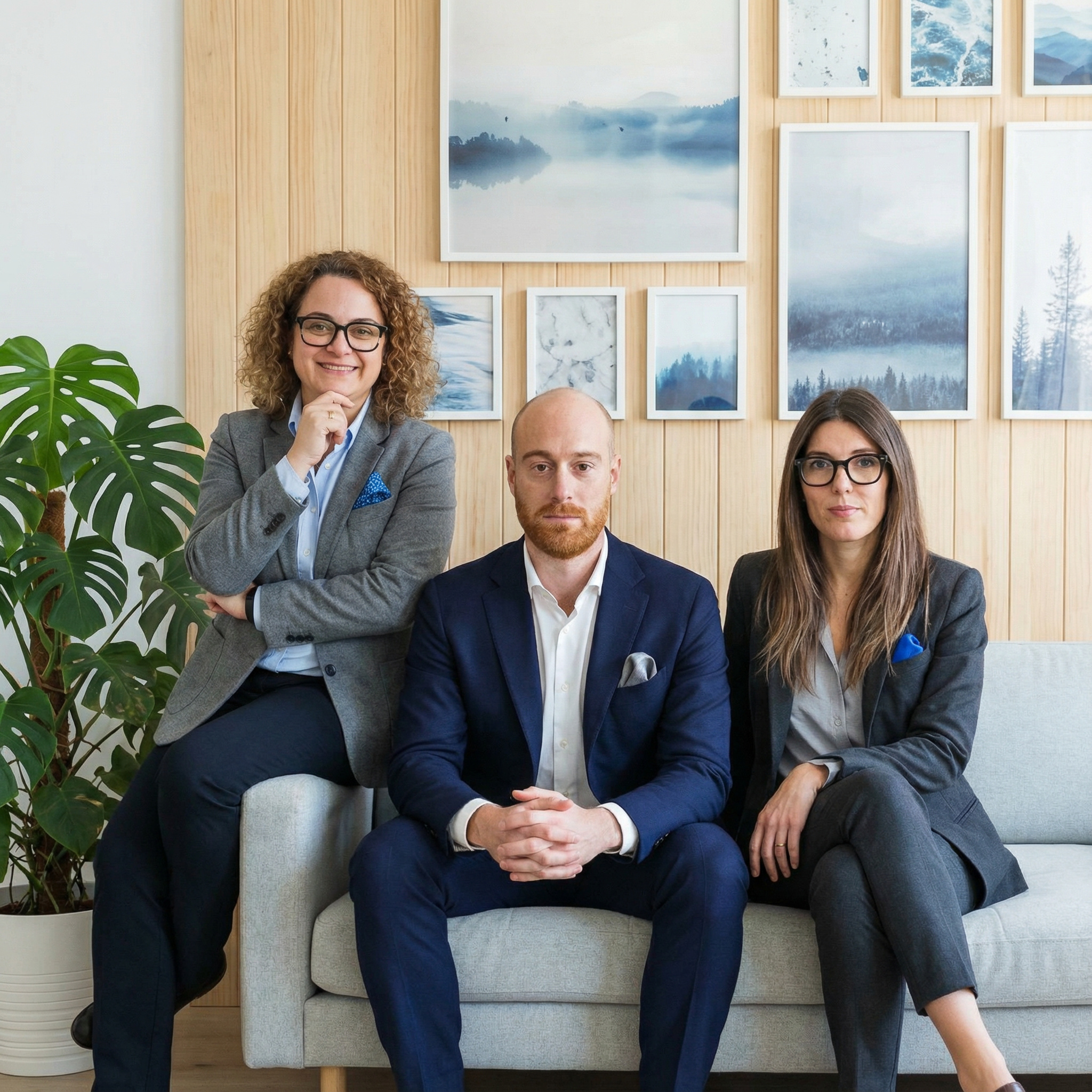 Monia Cusini, Federico Ruggeri e Lisa Luise